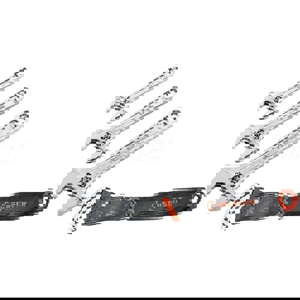 Wrench Set: 3 Pc, Inch & Metric